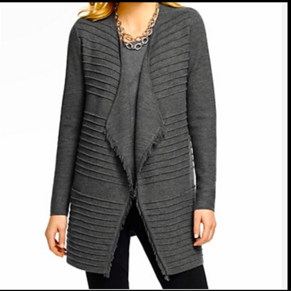 Talbots 100% Merino Wool Cardigan Knit Jacket - S - Picture 17 of 17